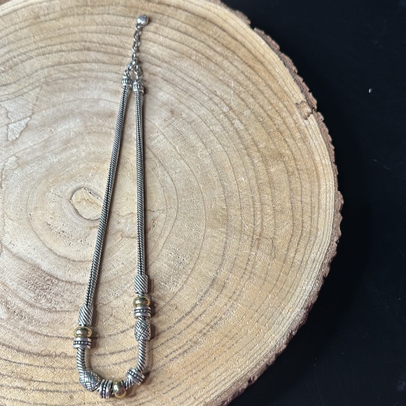 Brighton Silver & Gold Travis Necklace with Charms Beads - Picture 6 of 8